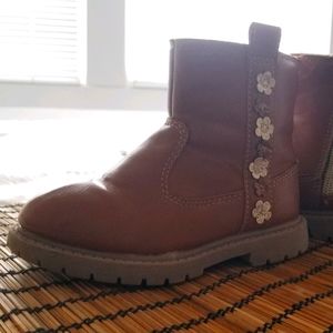 Toddler Carter's Brown Pleather Boots